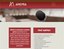 Tablet Screenshot of amepra.cz